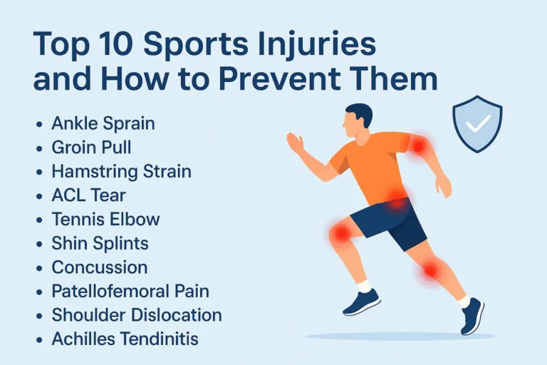Top 10 Sports Injuries and How to Prevent Them?